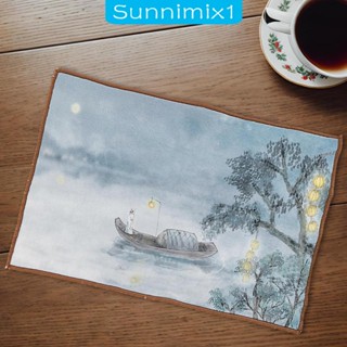 [Sunnimix1] แผ่นรองจาน ล้างทําความสะอาดได้ ขนาด 11.61 นิ้ว x 7.80 นิ้ว สําหรับตกแต่งห้องรับประทานอาหาร ฟาร์มเฮาส์ ร้านอาหาร งานแต่งงาน