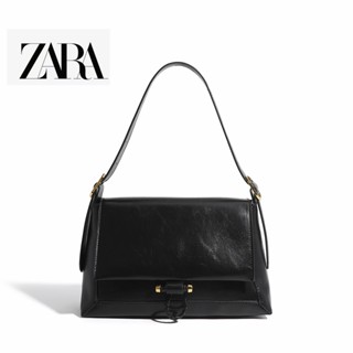 Zara กระเป๋าสะพายไหล่ ทรงเมสเซนเจอร์ จุของได้เยอะ พรีเมี่ยม แฟชั่นสําหรับสตรี