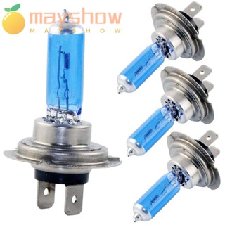 Mayshow หลอดไฟซีนอน H7 100w ฮาโลเจน สีขาว 4 ชิ้น