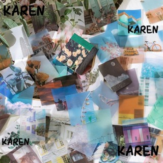 Karen กระดาษปะติดปะต่อ หลากสี 366 แผ่น DIY