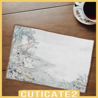 [Cuticate2] แผ่นรองแก้วกาแฟ อุปกรณ์เสริม สําหรับตกแต่งโต๊ะชา บาร์ ฟาร์มเฮาส์ โต๊ะอาหารค่ํา