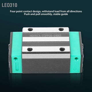 Leo310 Linear Rail Block Carriage Guide Slider Bearing Steel เครื่องมือเครื่องจักรสี่เหลี่ยมที่แม่นยำ