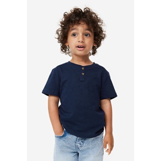 H&amp;M  Boy Cotton Henley top 1166272_1