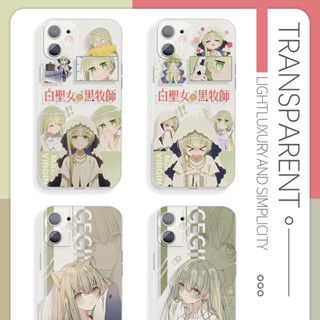 The White Holy Woman and the Black Priest Cecilia Phone Case Compatible with iPhone 7plus/8plus Apple 14 Two-Dimensional Anime Peripherals เคสโทรศัพท์มือถือ