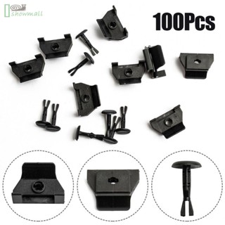 [ISHOWMAL-TH]Bumper Cover Clips For Lexus Nylon 100 PCS 34x25mm Black For Auveco 20758-New In 8-