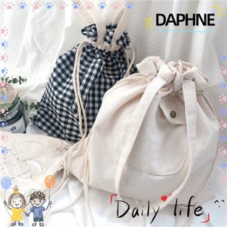 Daphne กระเป๋าผ้าแคนวาส ลําลอง เรียบง่าย ปรับได้ ความจุขนาดใหญ่