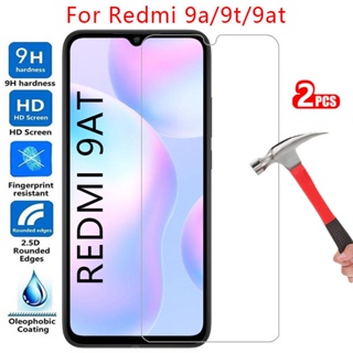 กระจกนิรภัย ป้องกัน สําหรับ xiaomi Redmi 9at 9a 9 t เคส บน redmi9at 9 at a t at9 a9 t9 เคสโทรศัพท์ป้องกัน