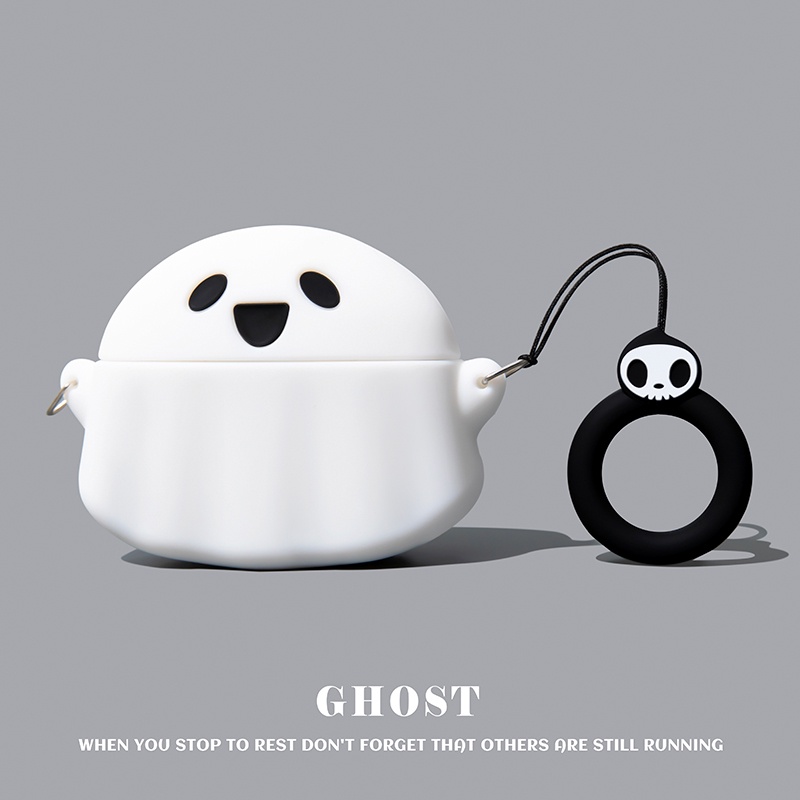 3D Cartoon Ghost For AirPods 3 Case Cute Oreo Cookie AirPods Pro Shockproof Case Protective Cover Compatible with AirPods Cover Soft Case