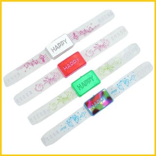 Zong สายรัดข้อมือ ลาย Happy Bracelet สําหรับปาร์ตี้คริสต์มาส วันขอบคุณพระเจ้า