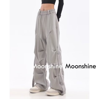 Moon  กางเกงขายาว คาร์โก้ กางเกง เชือกอเมริกันคลาสิค Cargo pants 2023 NEW  AG080703 คุณภาพสูง High quality รุ่นใหม่ ทันสมัย A20M069 36Z230909