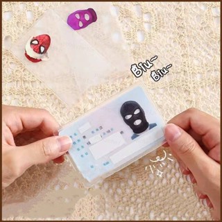 Cool ใหม่ เคสใส ลายสไปเดอร์แมน แบทแมน กันแม่เหล็ก สําหรับใส่บัตรประชาชน