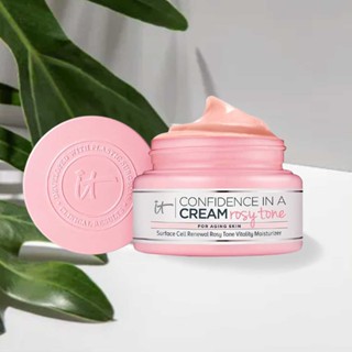 It Cosmetics Confidence In A Cream Rosy Tone Moisturizing Cream Face Anti aging Cream  2 oz/ 60 ml  Face Care Cream