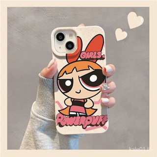 เคสป้องกันโทรศัพท์มือถือ ลายพาวเวอร์พัฟฟ์เกิร์ล สําหรับ iPhone 14 13pro 11 12 xsmax 7p 8plus