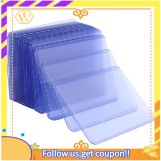 ปลอกพลาสติกใส 35PT สําหรับใส่บัตรกีฬาบาสเก็ตบอล 25 ชิ้น