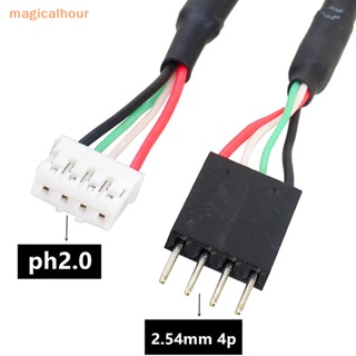 Magicalhour^^ สายเคเบิลแปลงเมนบอร์ด PH2.0 เป็น DuPont 2.54 PH2.0 เป็น DuPont 2.54 มม. 4Pin ตัวผู้ 5Pin ตัวเมีย USB 2.0 30 ซม. *ใหม่