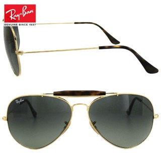 [ของแท้] แว่นตากันแดด Ray Ban havana 3029 สีทอง 181/71 ไล่โทนสีเทา