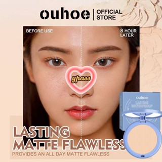 CYREAL CYREAL Ouhoe Perfect Cover Oil Control Matte Poreless Dry Wet Dual-Use Real Waterproof Powder แต่งหน้าขนาดกะทัดรัดกันน้ำและทนทาน