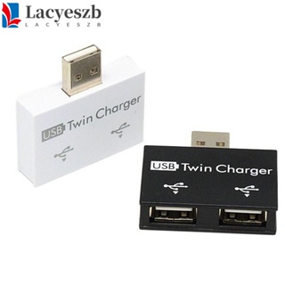 Lacyeszb อะแดปเตอร์ฮับ USB 2.0 แบบพกพา สําหรับคอมพิวเตอร์ แล็ปท็อป PC