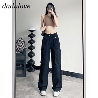 DaDulove💕 New American Ins High Street Hip-hop Tooling Casual Pants Niche High Waist Wide Leg Pants Trousers