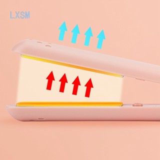 Lxsm 2-in-1 เครื่องม้วนผมเหล็ก ขนาดเล็ก แบบพกพา ชาร์จ USB ที่ม้วนผม ขนาดเล็ก ที่ม้วนผมมินิ ที่ม้วนผม เหล็กดัดผม ขนาดเล็ก