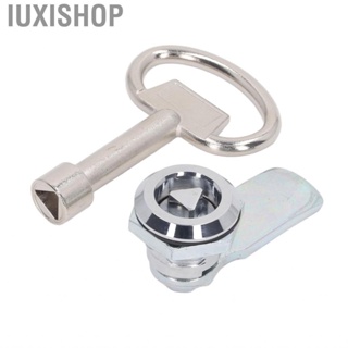 Iuxishop Cam Lock  Simple Installation and Key Hard Rust Prevention Zinc Alloy Triangular Cylinder for Elevator