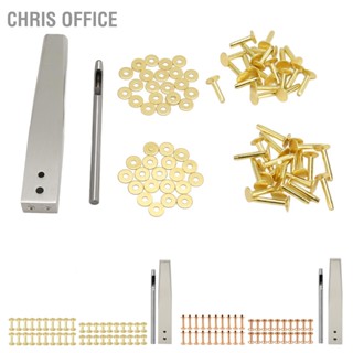 Chris office Copper Rivets Burrs Kit with Setters Rust Proof Studs DIY Leather Craft Tool for Clothing Bag Belt