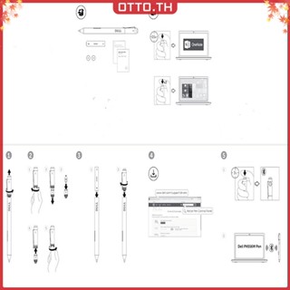 ✾ออตโต้✤【คุณภาพสูง】ปากกาสไตลัส หน้าจอสัมผัส บลูทูธ สําหรับ Dell Latitude 5300 5310 7200 7210 7285