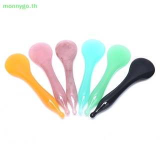 Monnygo เครื่องนวดเรซิ่นธรรมชาติ สําหรับนวดใบหน้า คอ กัวซา