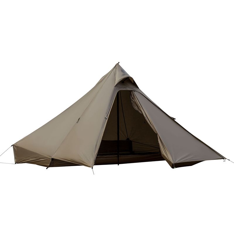 OneTigris TETRA Ultralight Tent Edition 160 เต็นท์ Tipi สีน้ำตาล พร้อมเสา และ มุ้ง (CE-YZP12-CB)