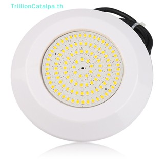 Trillioncatalpa ไฟสระว่ายน้ํา LED DC12V กันน้ํา สีขาวอบอุ่น