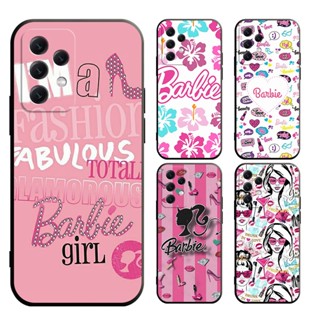 SAMSUNG A72 A71 A70 A54 A53 A52 A51 A50 A42 Barbie girl เคสโทรศัพท์มือถือแบบนิ่ม ลายบาร์บี้ สําหรับ