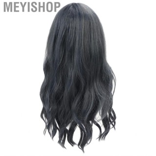 Meyishop Wavy Bang Wig Synthetic Curly Fluffy Hair Cosplay For Women