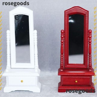 Rosegoods1 แปรงสีฟันไม้จิ๋ว DIY สําหรับตกแต่งบ้านตุ๊กตา