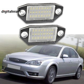 หลอดไฟ LED 24 ดวง 12V สําหรับติดป้ายทะเบียนรถยนต์ Ford Mondeo MK3 2000-2007