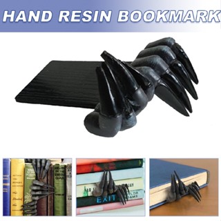 New Creative Halloween Thriller Devils Hand Bookmark Resin Bookmark