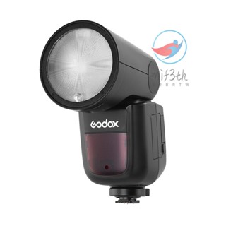 Mif)godox V1S แฟลชกล้อง Speedlite หัวกลม ไร้สาย 2.4G Fresnel Zoom สําหรับกล้อง a7RII a7R a58 a99 ILCE6000L a7RIII a7R3 a9 a77II a77 a350