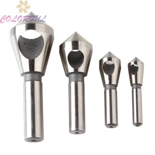 【COLORFUL】Efficient Countersink Deburring Tool Titanium Drill Bit for Quick and Clean Cuts