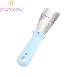 【COLORFUL】Ice Shovel Toilet Tools 4.5*3.5*16.8cm Stainless Steel Accessories Steel Shovel