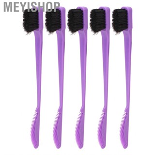 Meyishop 5Pcs Dual Edge Brush Comb Multifunctional Nylon Double Sided Control