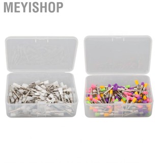 Meyishop 100pcs Dental Polishing Brush Silicone Rubber Disposable  Cleaning Oral