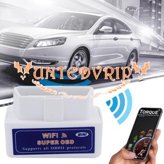 เครื่องสแกนเนอร์ OBD2 ELM327 V1.5 WIFI สําหรับรถยนต์ OBDII