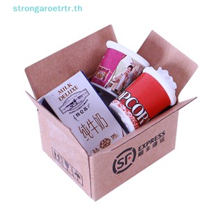 Strongaroetrtr กล่องอาหารจิ๋ว สําหรับตกแต่งบ้านตุ๊กตา