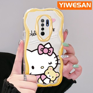 เคสโทรศัพท์มือถือใส แบบนิ่ม ลายการ์ตูนหมี กันกระแทก สําหรับ Xiaomi Redmi 10 Prime 10C 9 Prime 12C POCO C55 POCO M2