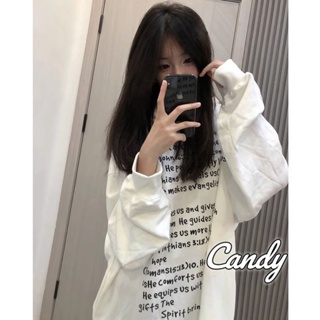 Candy Kids  เสื้อผ้าผู้ญิง แขนยาว เสื้อฮู้ด คลุมหญิง สไตล์เกาหลี แฟชั่น  Unique คุณภาพสูง Comfortable ทันสมัย A28J173 36Z230909