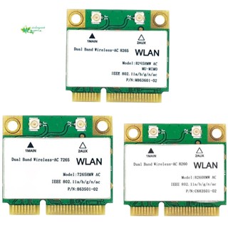 พลาสติก NIC 1200M WiFi ไร้สาย LAN Dual Band 2.4G 5Ghz บลูทูธ 4.2 Gigabit ไร้สาย LAN อะแดปเตอร์ สําหรับ Win7 Win8 Win10 Linux 7265HMW