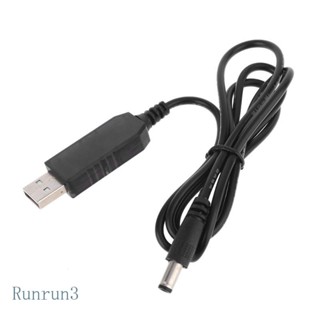 Run สายชาร์จแบตเตอรี่ลิเธียม USB 5V เป็น 4 2V 8 4V 12 6V 5 5x2 1 มม. สําหรับ 18650