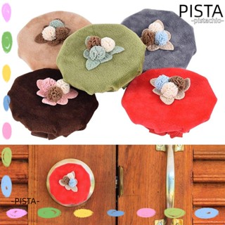 Pista ปลอกผ้ากํามะหยี่ แบบนิ่ม กันลื่น ป้องกันไฟฟ้าสถิตย์ สําหรับติดมือจับประตูห้องน้ํา