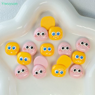 &lt;Yiwuyuan&gt; เครื่องประดับ สร้อยคอเรซิ่น ลายการ์ตูน Sponge-Bob สําหรับตกแต่งสมุดภาพ DIY