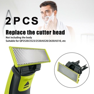 ใบมีดโกนหนวด แบบเปลี่ยน สําหรับ Philips Norelco One Blade Shaver QP2523 2 ชิ้น