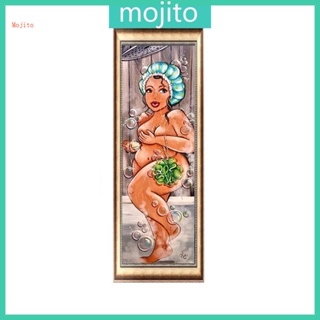 Mojito ภาพจิตรกรรมปักครอสสติตช์ รูปโมจิโตะ 5D สําหรับตกแต่งบ้าน DIY